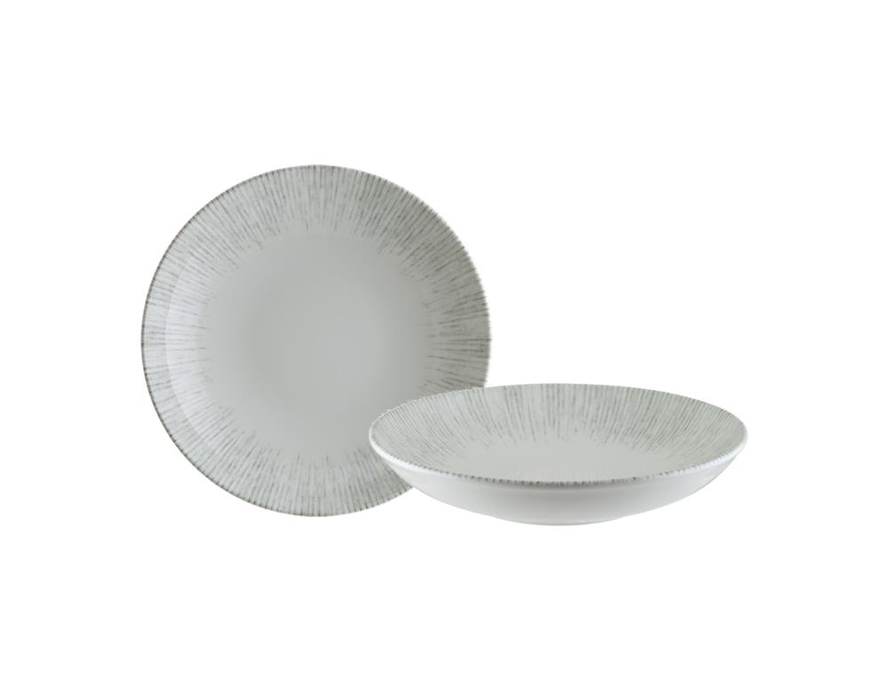 Iris globoki krožnik Bloom / 25cm / 1300ml / 6kos