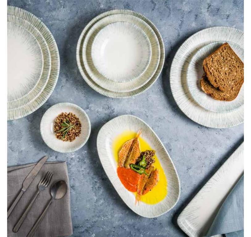 Iris globoki krožnik Bloom / 25cm / 1300ml / 6kos