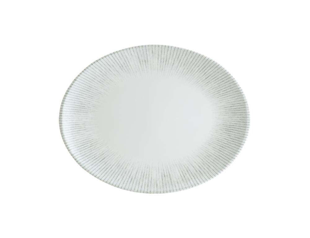 Iris ovalni krožnik Moove / 31x24cm / 6kos