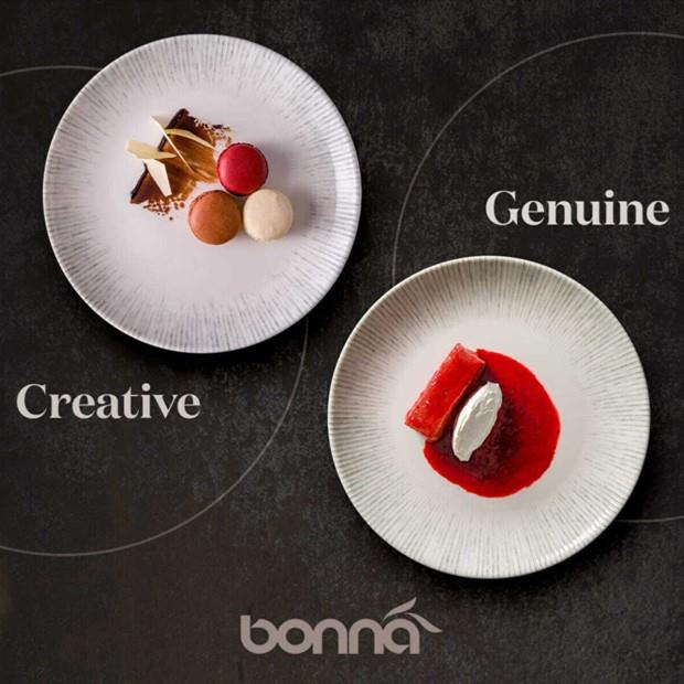 Iris globoki krožnik Gourmet / 20cm / 500ml / 12kos