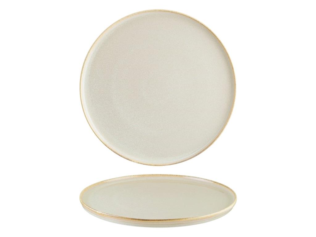 Sand plitki krožnik hygge / 28cm / 6 kos
