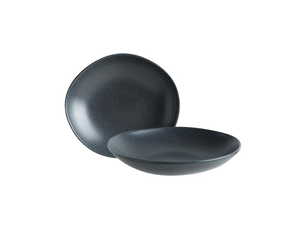 Graphite globoki krožnik Vago / 23cm / 750mL / 6 kos