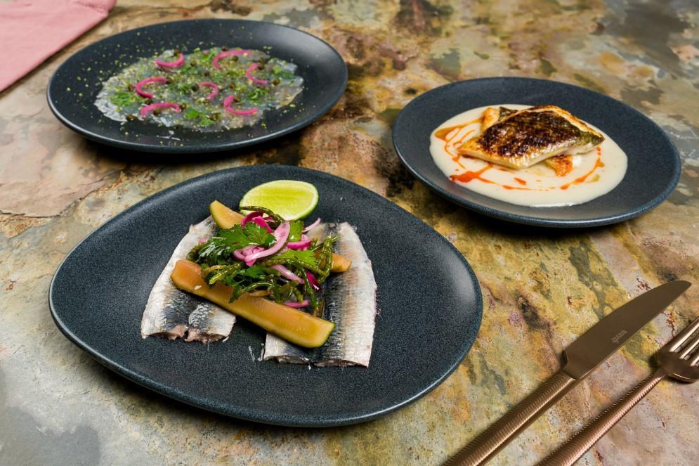 Graphite plitki krožnik Vago / 29cm / 6 kos