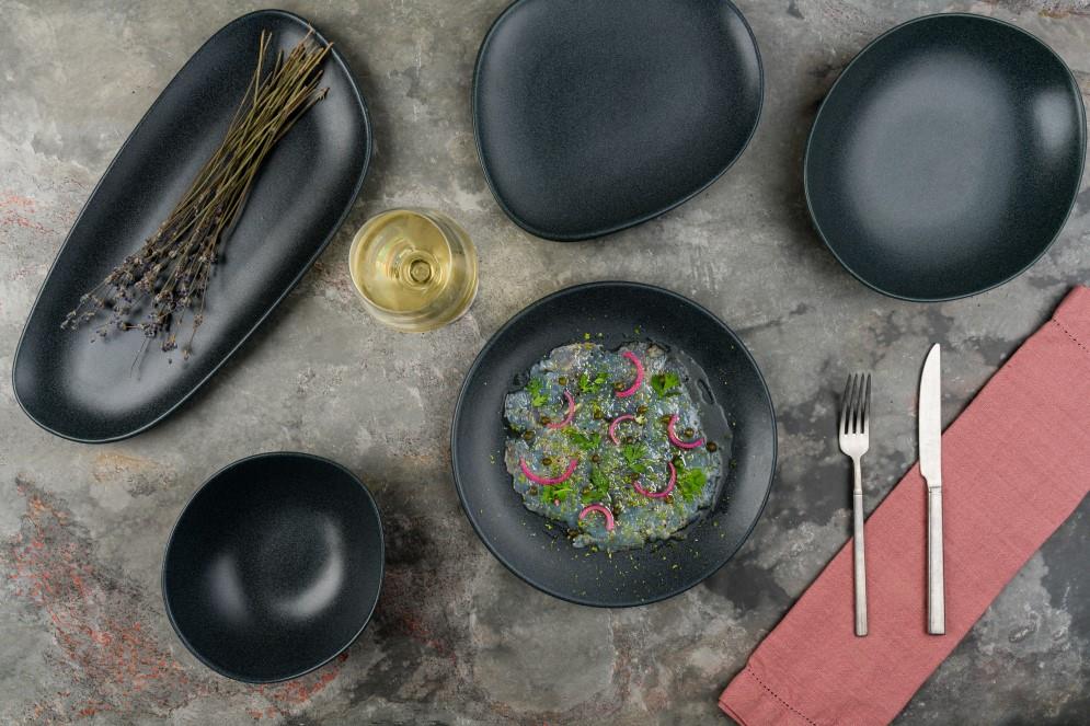 Graphite globoki krožnik Gourmet / 23cm / 6kos