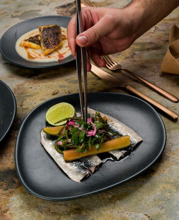 Graphite globoki krožnik Gourmet / 23cm / 6kos