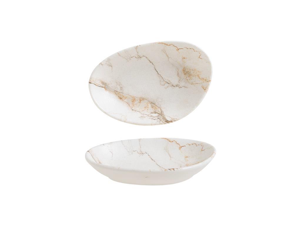 Granix ovalni krožnik Vao / 15cm / 130ml / 12kos