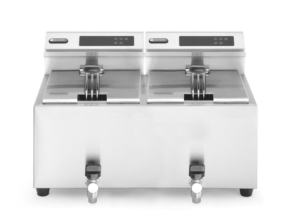 Friteza / 2x8l / 2x3500W / Profi line / s pipico