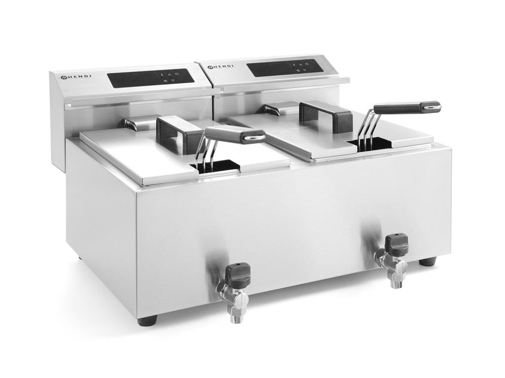 Friteza / 2x8l / 2x3500W / Profi line / s pipico