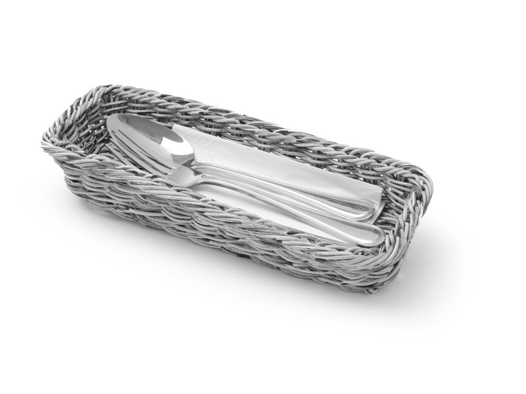 Košara za pribor / 27x10cm / siva