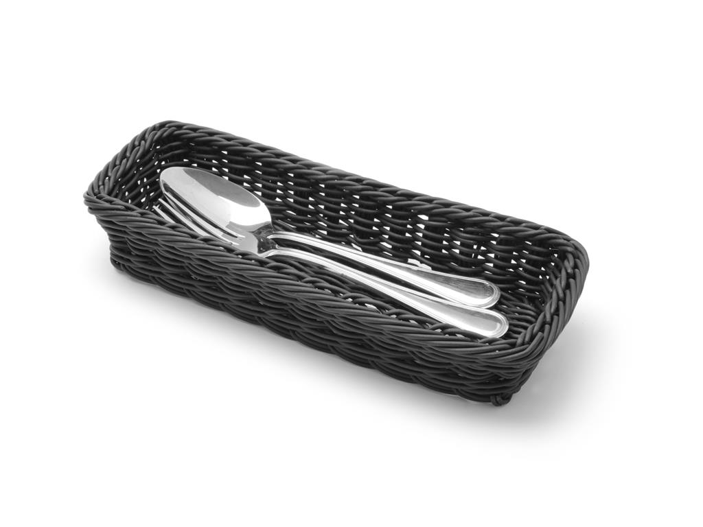 Košara za pribor / 27x10cm / črna