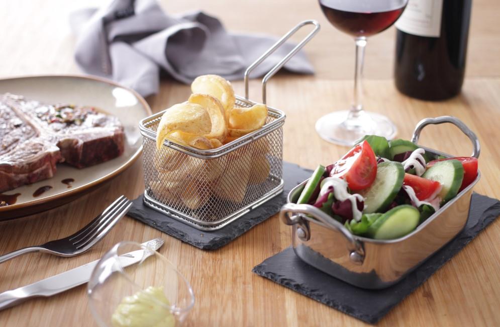 Servirna košarica za fritezo / 13x10cm