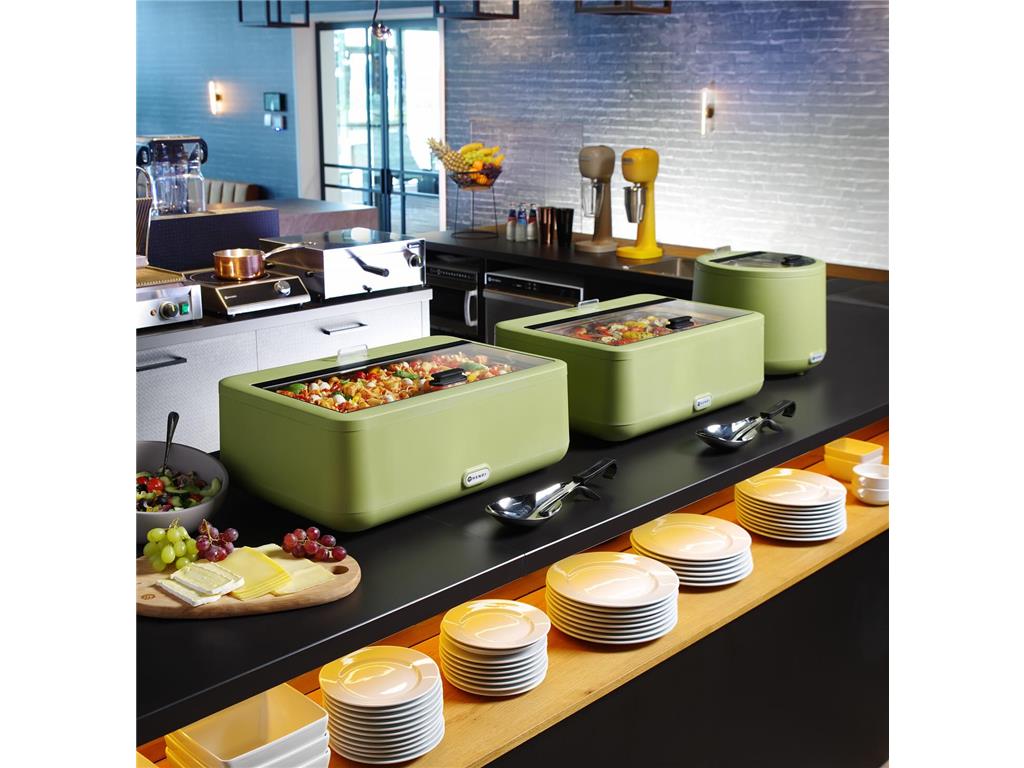 Električna chafing grelna posoda za serviranje / 700W / 4L