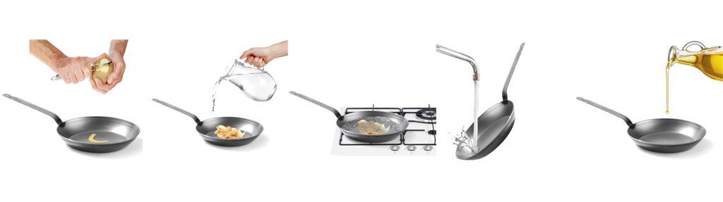 Jeklena ponev / 28cm / 3mm / indukcija