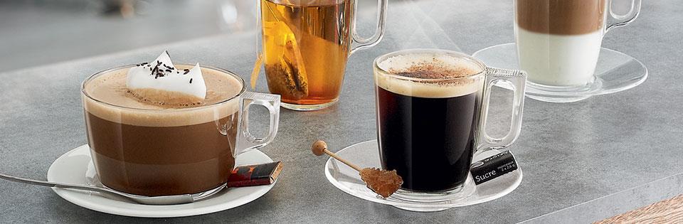 Lonček za tople napitke Voluto / 25cl / 6 kos