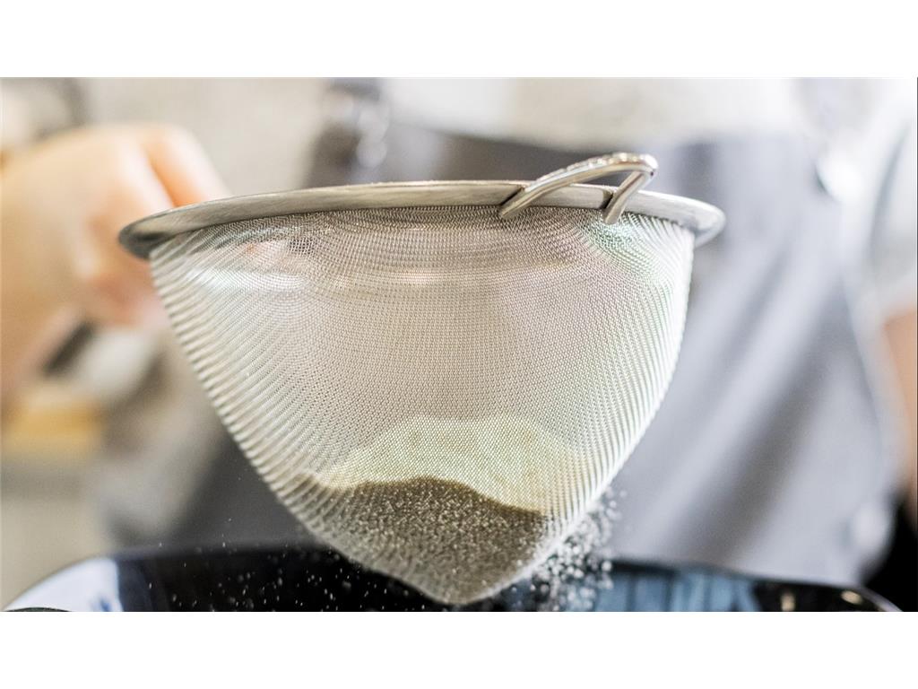 Konusno cedilo / enojno / fina mreža / 16cm