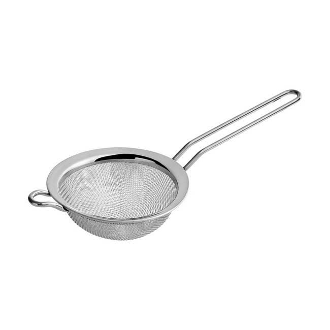 Okroglo cedilo / enojno / fina mreža / 14cm