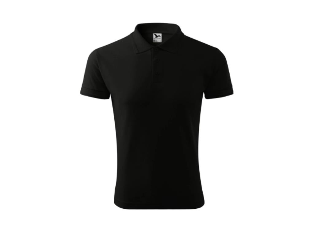Majica polo / L / 100% bombaž / črna