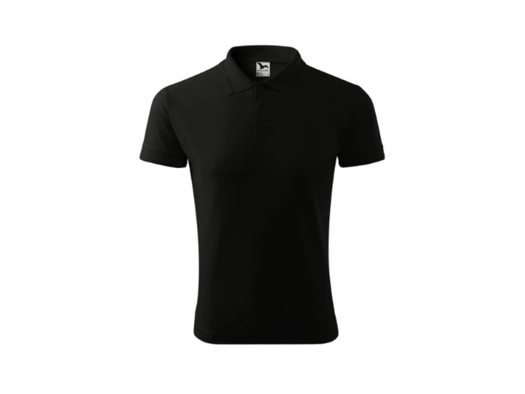 Majica polo / M / 100% bombaž / črna