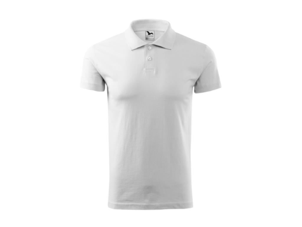 Majica bela polo / XL