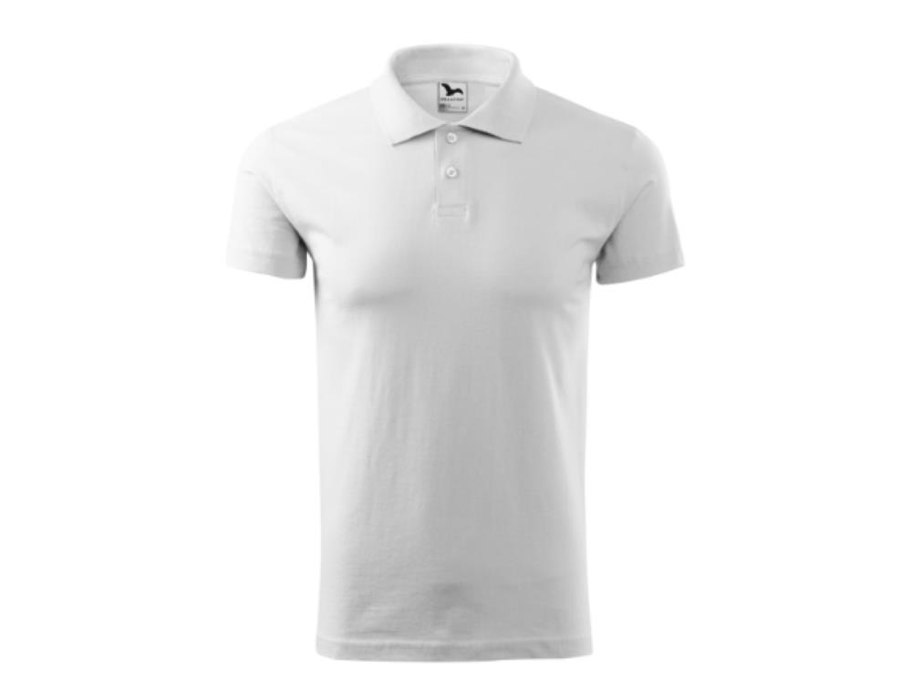 Majica bela polo / XXL