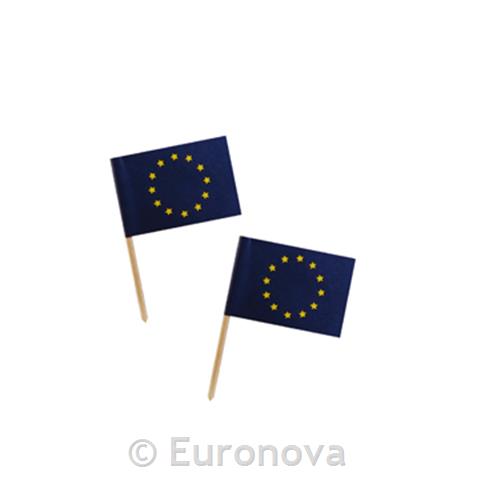 Nabodala zastavice / evropa / 7cm / 100kos