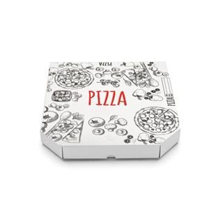 Pizza škatla / 33x33x4cm / 100 kos / potiskana