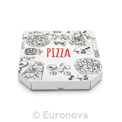 Pizza škatla / 42x42x4cm / 50 kos / potiskana