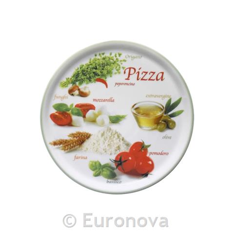 Pizza krožnik napoli / 31cm / foods zelen / 6kos