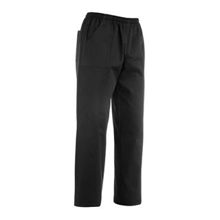 Kuharske hlače / Coulisse pockets / črne / M