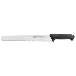 Nož za kruh in pecivo / 32cm / črn / Skin