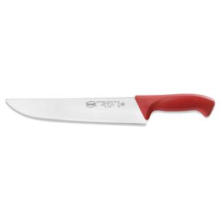 Mesarski nož / 27cm / rdeč / Skin