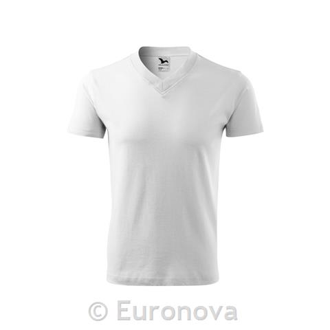 Majica bela v-izrez / S